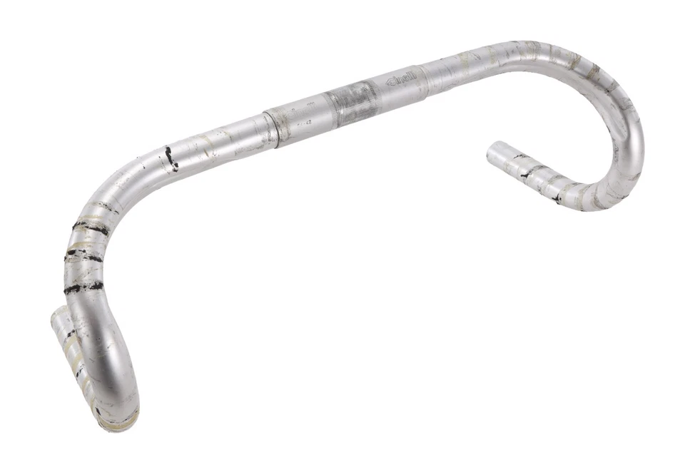 Cinelli 64 Giro D'Italia Alloy Road Bike Handlebars 26.4 x 42cm Silver Vintage - Image 1 of 4