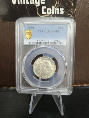 1930 PCGS MS64FH STANDING LIBERTY QUARTER 🔥NICE🔥 - Image 1 of 4