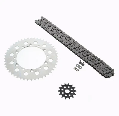 Chain & Sprocket set for Kawasaki KX250F 250 F 2006 - 2014 Silver 14/48 114L - Image 1 of 4