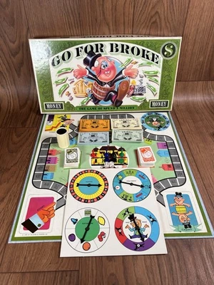 1965 Go For Broke Board Game by Selchow & Righter Near Complete Good Condition - Image 1 of 4