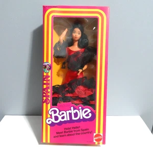 Mattel Barbie Doll 1982 Spanish Barbie Dolls Of The World Collection 4031 - Picture 1 of 8