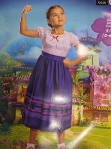 Disney ENCANTO Luisa SMALL 4-6X Child Costume Dress Halloween  - Picture 1 of 7