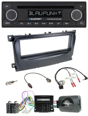 Blaupunkt Lenkrad Bluetooth DAB CD USB Autoradio für Ford C-Max Can 07-10 Focus - Bild 1 von 4
