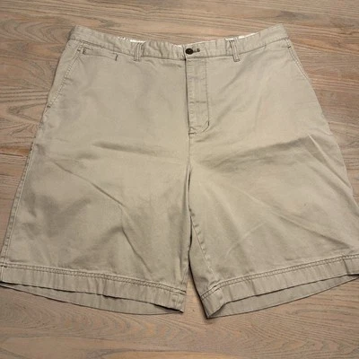 Pantalones Cortos De Colección Chaps Denim Caqui Para Hombre Talla 40 con Entrepierna de 10” 100% Algodón Beige Foto 1 de 4