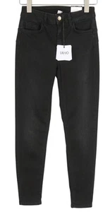 Liu Jo Divine Jeans Donna W28/L30 Bottom Up Skinny Fit Alta Vita Nero Lavato - Foto 1 di 8