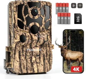 Cámara Trail Usogood WiFi 4K 48MP, Movimiento Vison Nocturno Activado Impermeable - Imagen 1 de 7