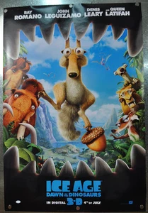 Ice Age Dawn Of Dinosaurs 3D Original Advance One Sheet Movie Poster 2008 27 x40 - Picture 1 of 1