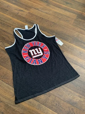NFL NY GIANTS women's pajama top, black, LARGE, new w/tags Cover