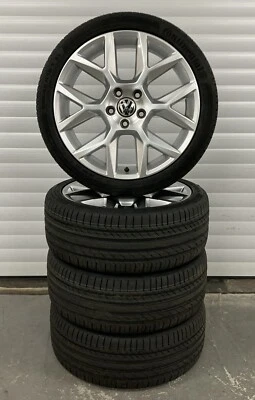 VW Golf 5 6 VI GTI Edition 35 Sommerreifen Alufelgen Watkins Glen 225/40 R18 92Y - Bild 1 von 4