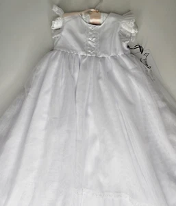 Pippa and Julie Baby Girls Baptism Christening Gown 6-9 Months - Picture 1 of 22