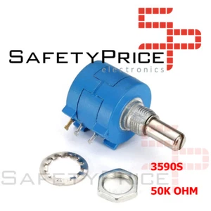 Potenciometro 50K OHM Precision Multivuelta resistencia variable 2w 3590S-2-503L - Imagen 1 de 6