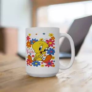 Tweety Bird Personalized Name Mug Great Gift - Picture 1 of 5