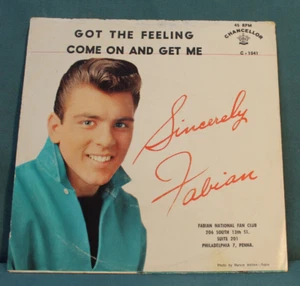 FABIAN---GOT THE FEELING. (Picture Sleeve Only) - Imagen 1 de 2