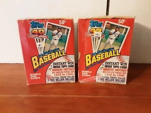 2 1991 Topps Baseball Box of 36 Wax Packs CHIPPERJONES RC Factory Sealed - Picture 1 of 4
