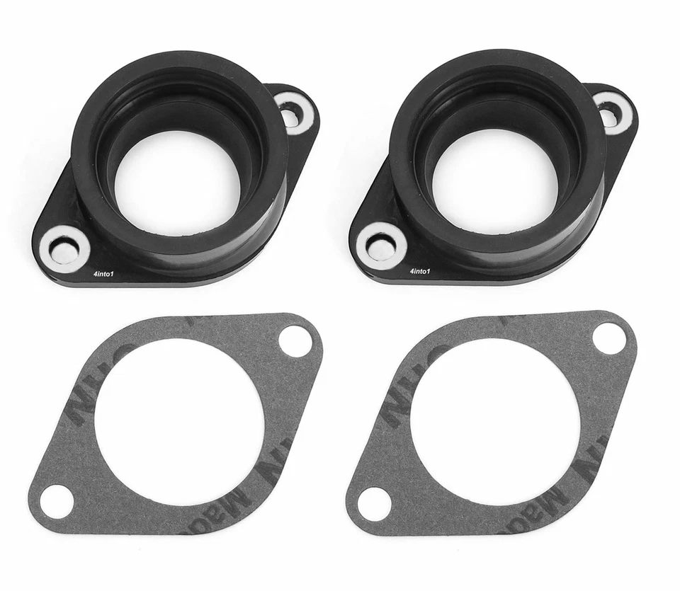 Set of 2 Intake Insulator Honda CB360 CJ360 CL360 Mounting Manifold Boot Gasket - Image 1 of 1
