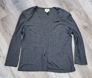 Joseph Ribkoff Pullover Gr. 14 grau grey vorne offen Schulterpolster - Bild 1 von 4