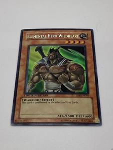 YuGiOh Elemental Hero Wildheart - GSE-EN001 - édition limitée - Misprint - LP - Photo 1/3