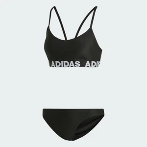 Adidas Women Black Swimsuit Swimming Costume Beach S Swimwear GYM Fitness  30 - Picture 1 of 12