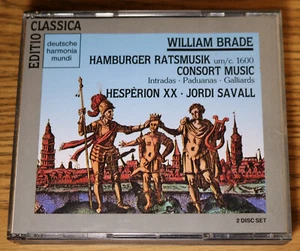 William Brade Hamburger Ratsmusik Um 1600 CD 1990 Hespèrion XX Jordi Savall - Bild 1 von 4