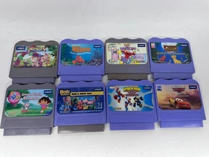 Lot of 8 VTECH V.Smile  game Cartridges Dora Elmo Cars SpiderMan Nemo Untested - Picture 1 of 10