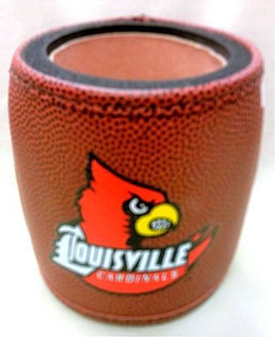 Louisville Cardinals Leather Can Cooler - NCAA Cover