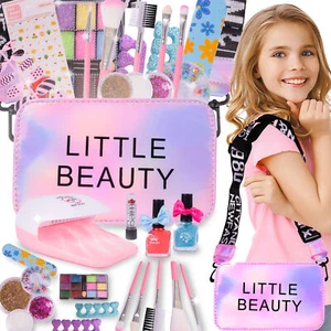 MalPlay Makeup Nagelkosmetik-Set Kinder mit Handtasche Kinderschminke Schminkset - Bild 1 von 12