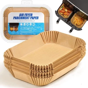 125Pcs Disposable Air Fryer Liners for Ninja DZ201 DZ401, 8.7X5.5" Rectangle - Picture 1 of 12