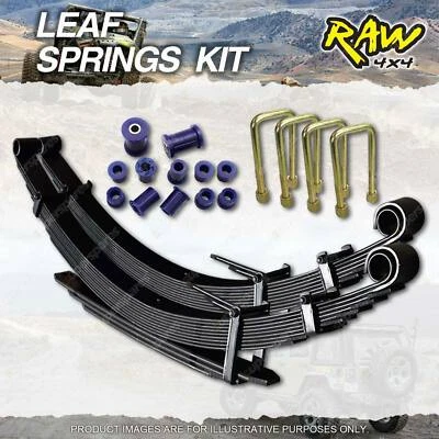 Raw 4x4 Rear 40mm Lift Leaf Springs Kit for Ford Courier PC PD PE Ranger Raider - image 1 of 2