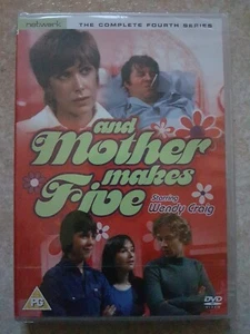 NEUF DVD AND MOTHER MAKES FIVE the complete fourth series WENDY CRAIG série tv - Picture 1 of 4