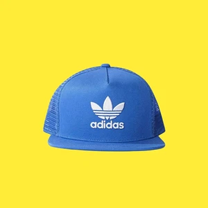Adidas Originals Kleeblatt blau Truckerkappe Mütze, Unisex, verstellbar, kostenloser Versand - Bild 1 von 7