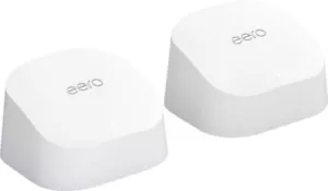 eero - Sistema 6 AX1800 Dual-Band Mesh Wi-Fi 6 (paquete de 2) - M110211 - VG-1 - Imagen 1 de 2