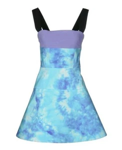 FAUSTO PUGLISI MINI DRESS Ocean Blue Size 42 uk10 Petite RRP- £1020 - Picture 1 of 11