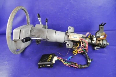 90 Cadillac Deville Fleetwood Column Shift Tilt Steering Wheel Horn Gray OEM Foto 1 de 4