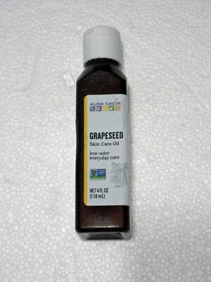 Nuevo aceite para el cuidado de la piel de semilla de uva Aura Cacia 4 oz envío gratuito a EE. UU. Foto 1 de 3