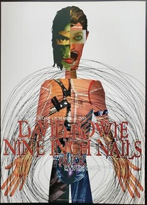 Poster concerto David Bowie California 1995 BGP-132 - Foto 1 di 1