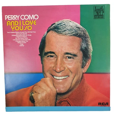 Perry Como - And I Love You So 33 RPM Vinyl LP Record, 1973, Jazz, Pop, Vocal - Image 1 of 4