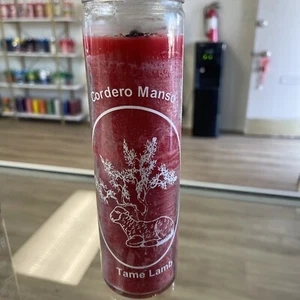 Vela Cordero Manso Preparada/ Prepared Take Lamb Candle - Picture 1 of 2