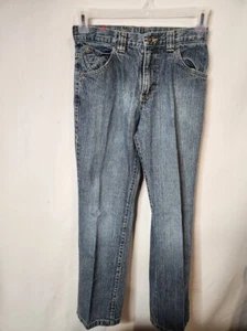 Wrangler Jeans Boys Size 14 REG 5SCBWDT Denim Blue Cowboy Western Ranch Wear - Picture 1 of 5