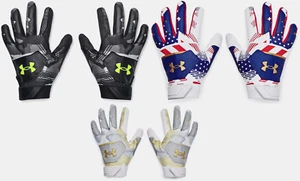 Under Armour Mens UA Clean Up Baseball Softball Adult Batting Gloves USA LE - Picture 1 of 7