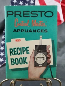 Presto Control Master Appliances Recipe Book 1964 FAST SHIPPING - Imagen 1 de 2