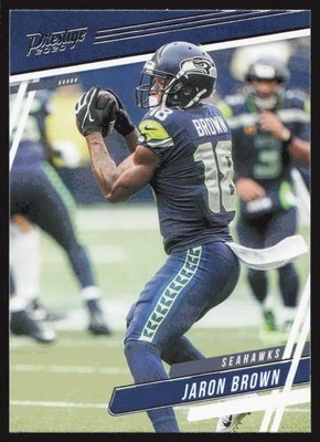 2020 Panini Prestige Jaron Brown Seattle Seahawks #169 - Image 1 of 2
