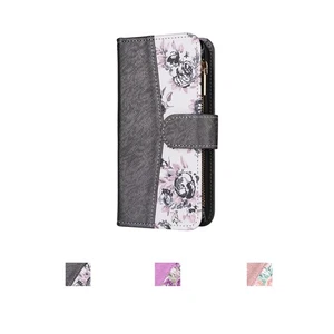 Für iPhone 14 Plus 6,7 Zoll Floral Wallte Case Handy Cover Band Slot Reißverschluss - Bild 1 von 25
