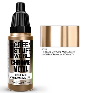 Green Stuff World - Chrome Paint - TINPLATE 17ml - Picture 1 of 4