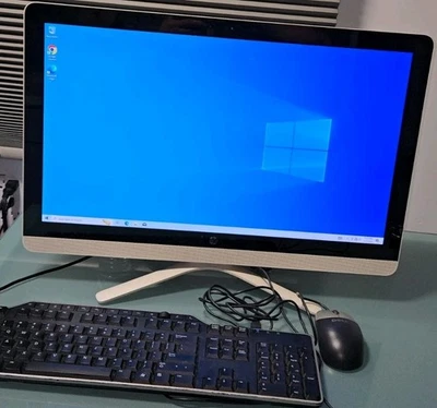 HP 24-G020 AIO, AMD A8-7410 w/ Radeon R5 Graphics, 8GB RAM, 3TB HDD, W10 HOME  - Image 1 of 4