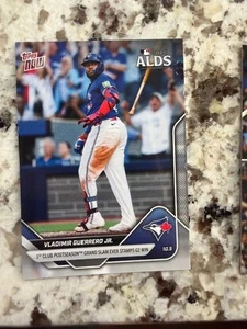 2025 TOPPS NOW ALDS CARD TORONTO BLUE JAYS VLADIMIR GUERRERO JR #827 1st GS HR - Picture 1 of 1