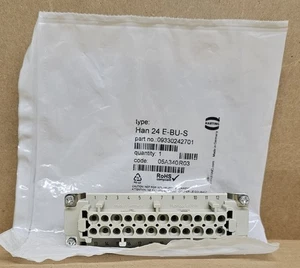 Harting 09330242701 HAN 24 E- BU-S Connector New in Package - Picture 1 of 7