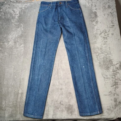 Pantalones de mezclilla Wrangler de colección para hombre 32x34 ajuste 30x35 azul 13MWZ rectos hechos en EE. UU. lavado oscuro Foto 1 de 4