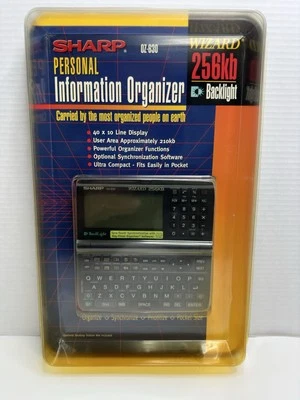 SHARP Wizard OZ-630 Black 256 KB Pocket Personal Information Organizer Backlight - Image 1 of 4