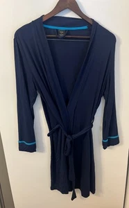 Apt 9 Silky Robe Women’s Medium. Navy. - Picture 1 of 3