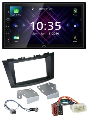JVC DAB 2DIN MP3 Bluetooth USB Autoradio für Suzuki Swift (ab 2010) - Bild 1 von 4